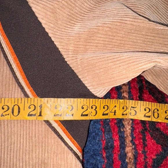 Vintage 80s Utex Corduroy Striped Zip Bomber Jacket - Picture 12 of 13